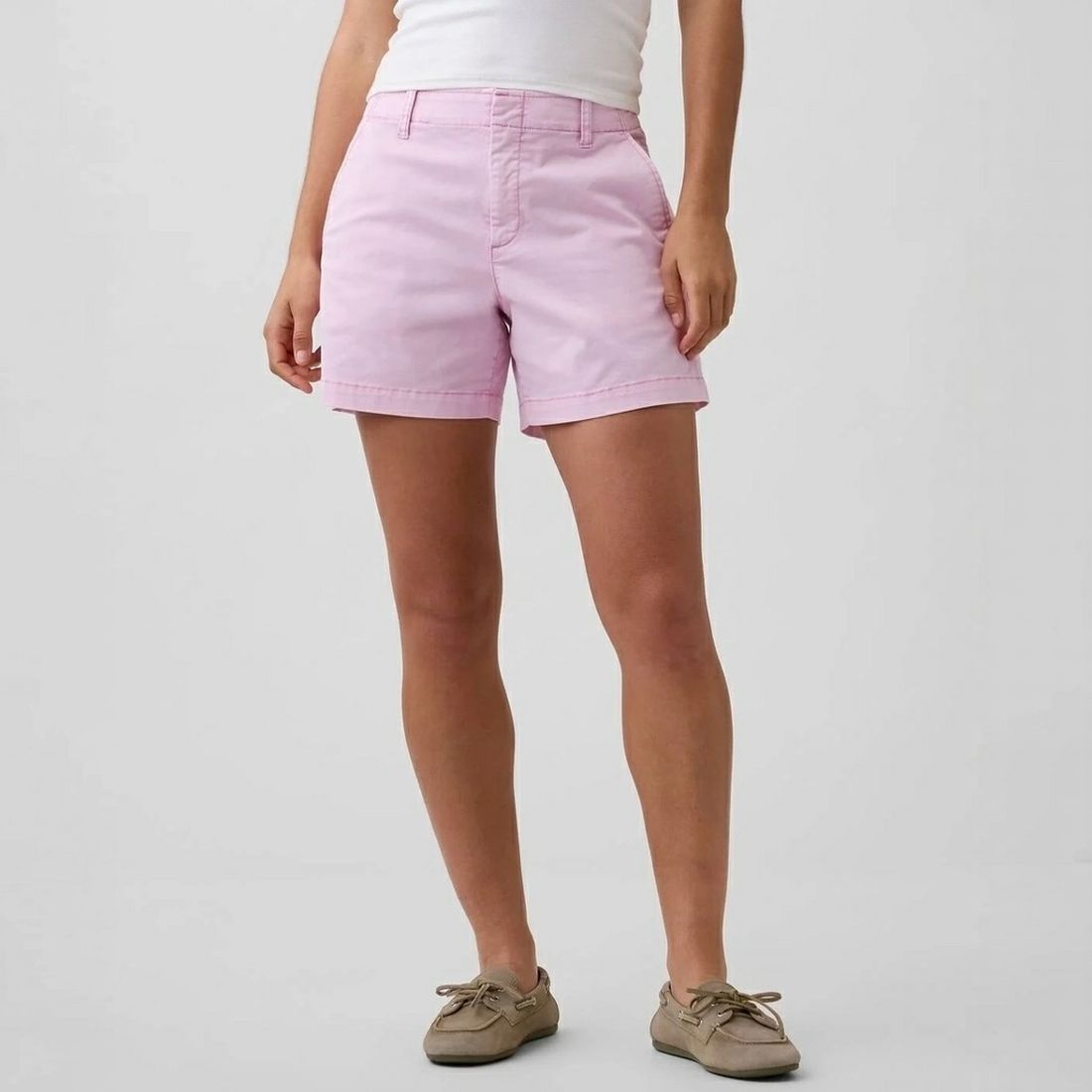 gap Solid Women Pink Casual Shorts-picture-48
