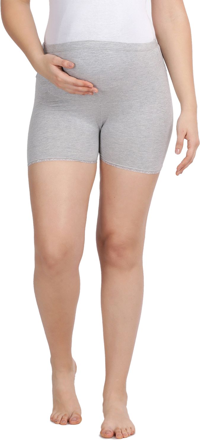 envie Solid Women Grey High Waist Shorts-picture-24