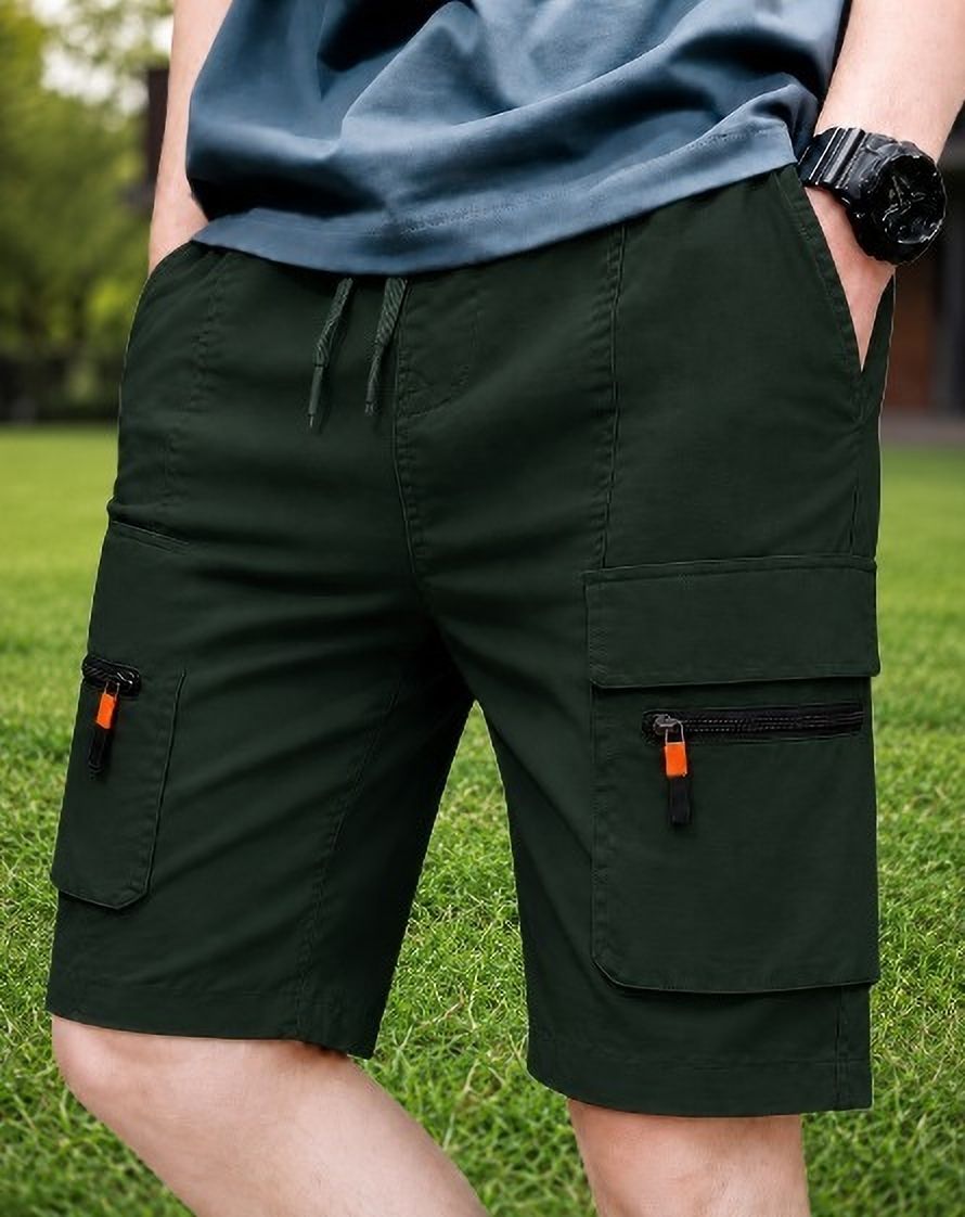 tyrell Solid Men Multicolor Cargo Shorts-picture-42