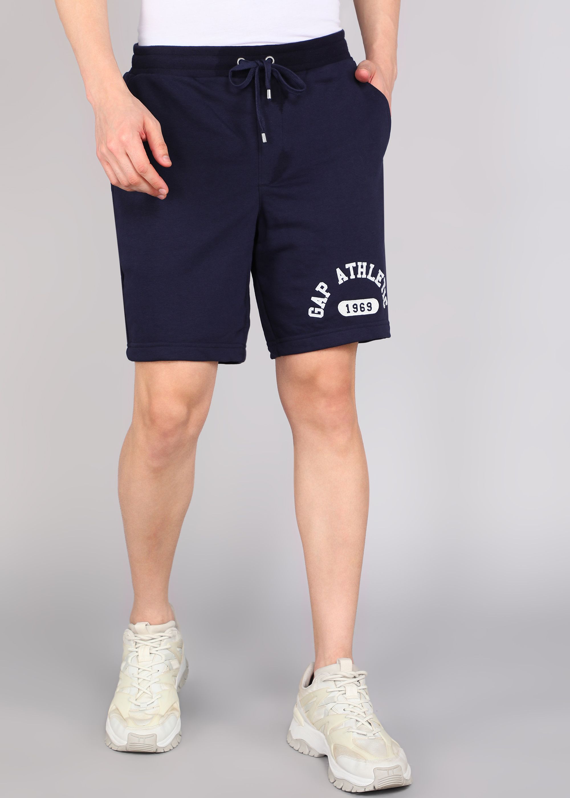 gap Solid Men Blue Cycling Shorts-picture-13