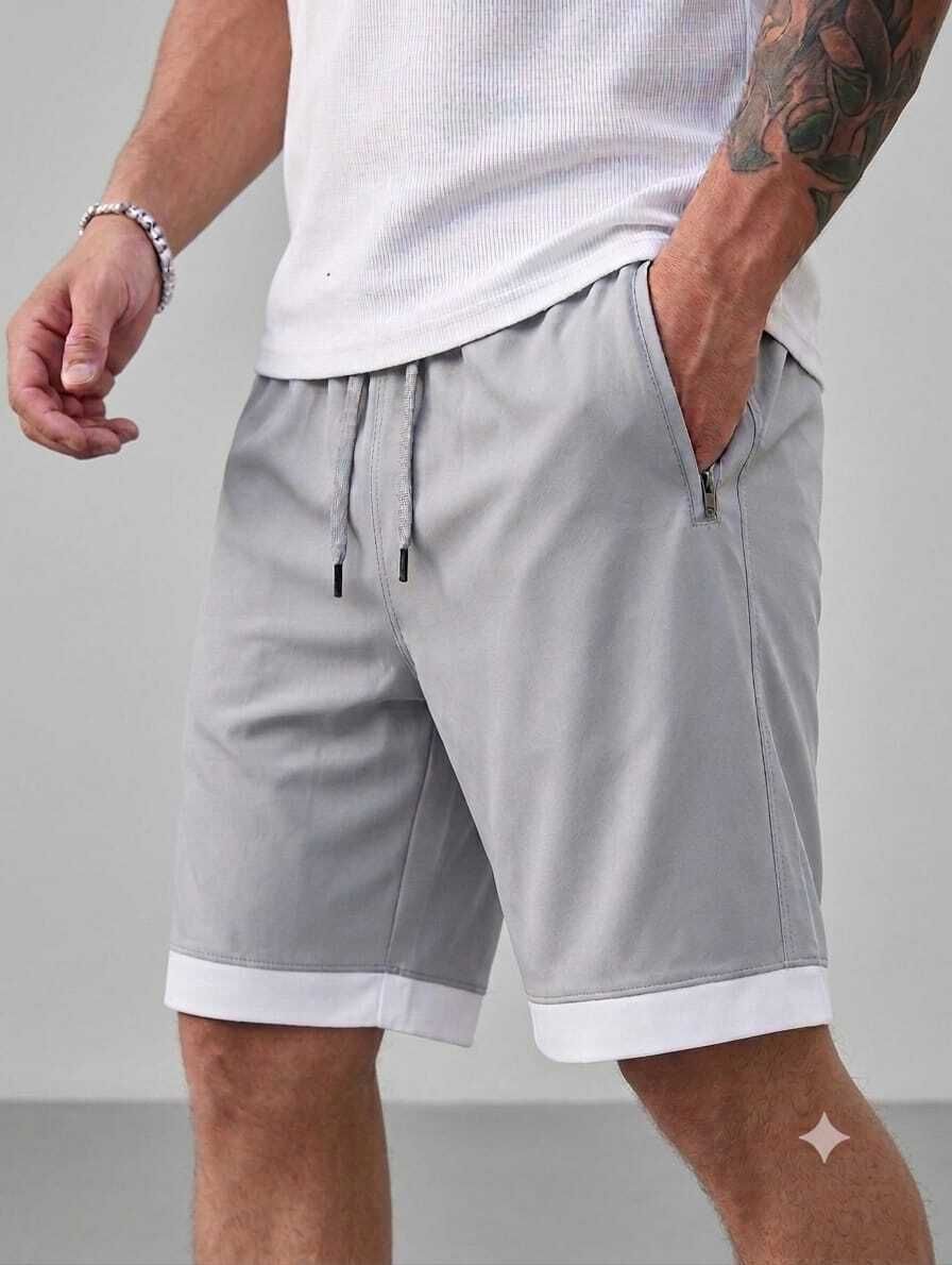Solid Women Grey, White Sports Shorts, Casual Shorts, Regular Shorts, Running Shorts-image-48