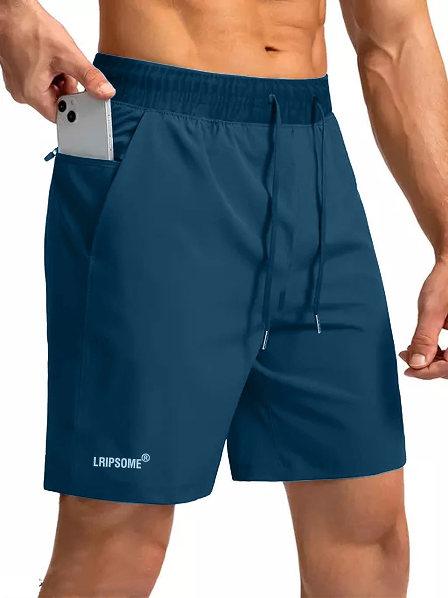 lripsome Solid Men Blue Regular Shorts-picture-20