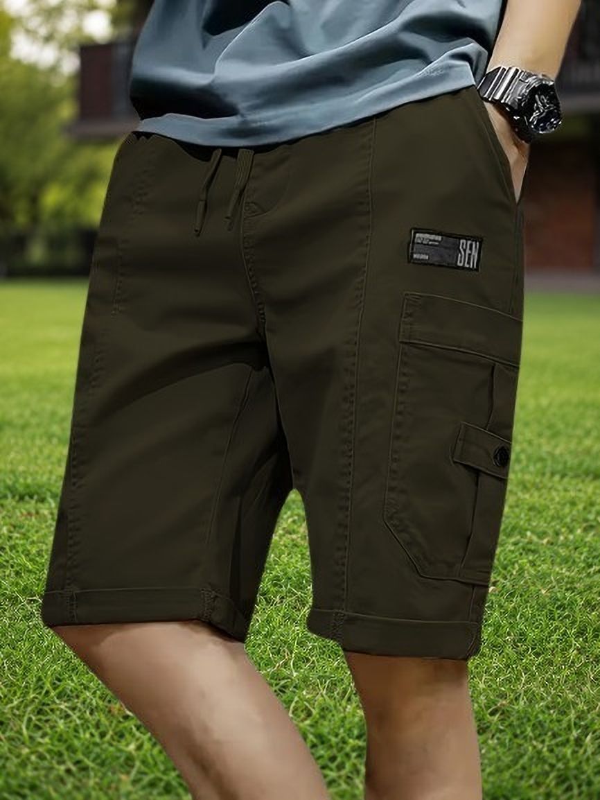 tyrell Solid Men Multicolor Cargo Shorts-picture-25
