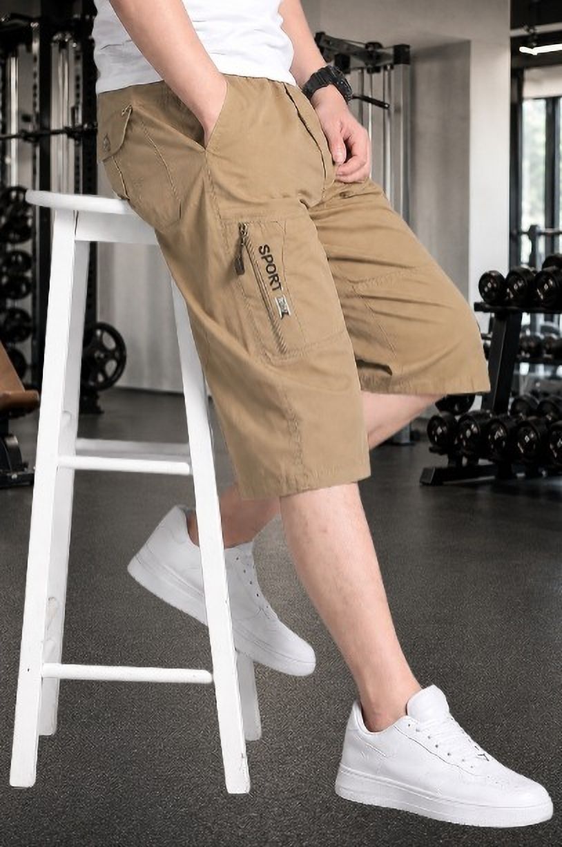 pitzz Solid Men Multicolor Cargo Shorts-picture-12