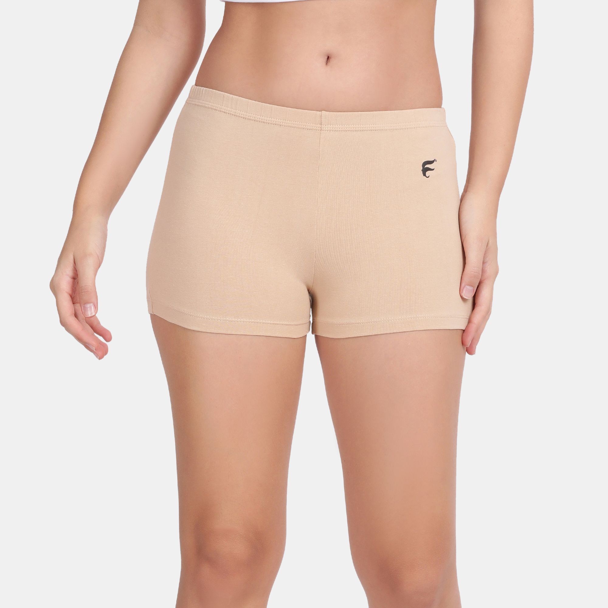 envie Solid Women Beige Basic Shorts-picture-14