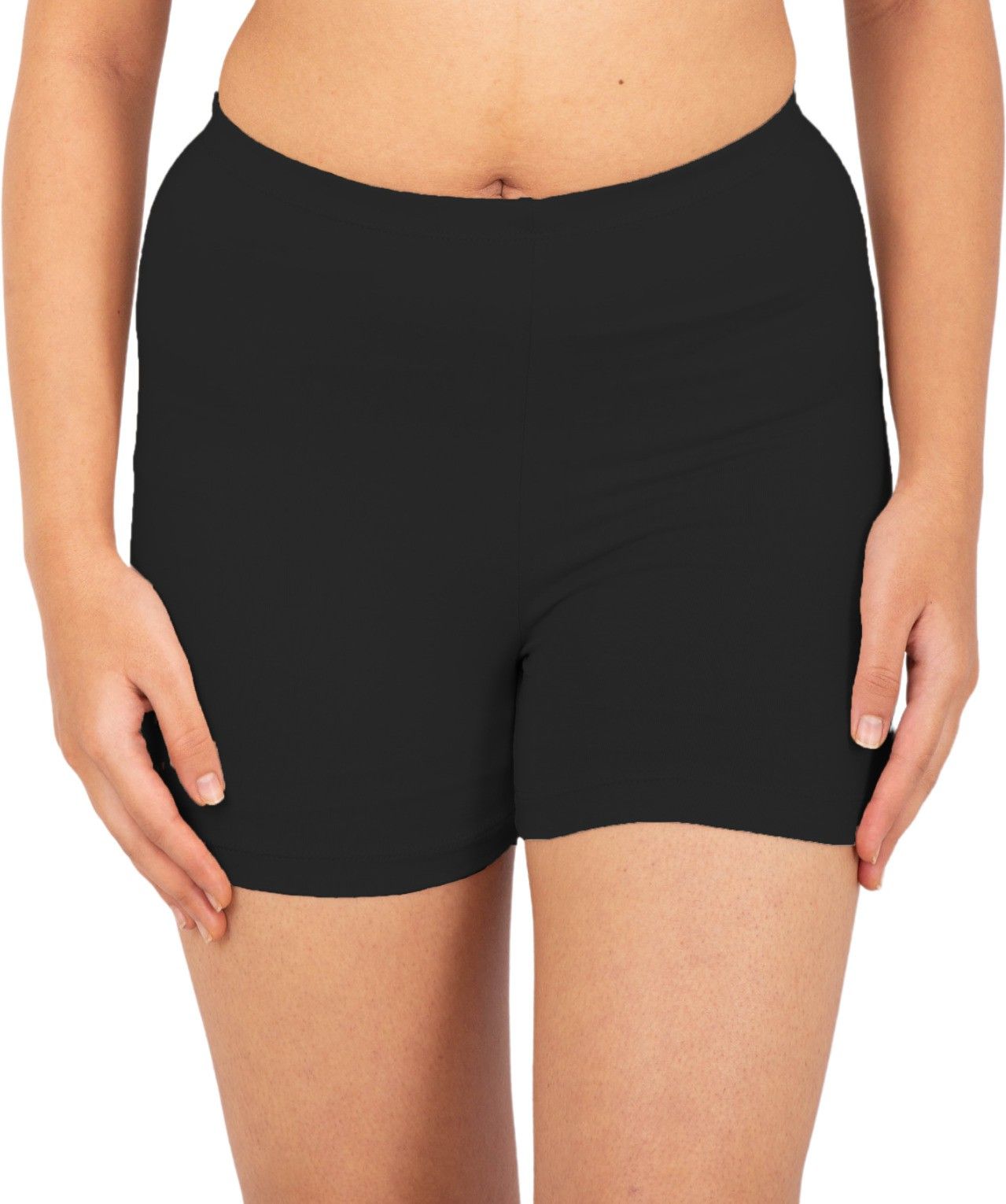 adira Solid Women Black Night Shorts-picture-23