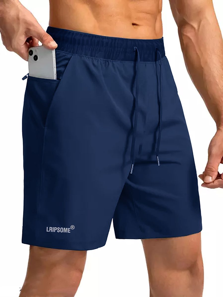 lripsome Solid Men Blue Regular Shorts-picture-12