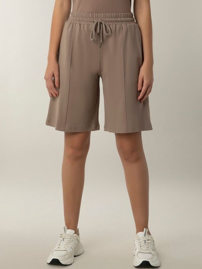 amante Solid Women Brown Casual Shorts-picture-12