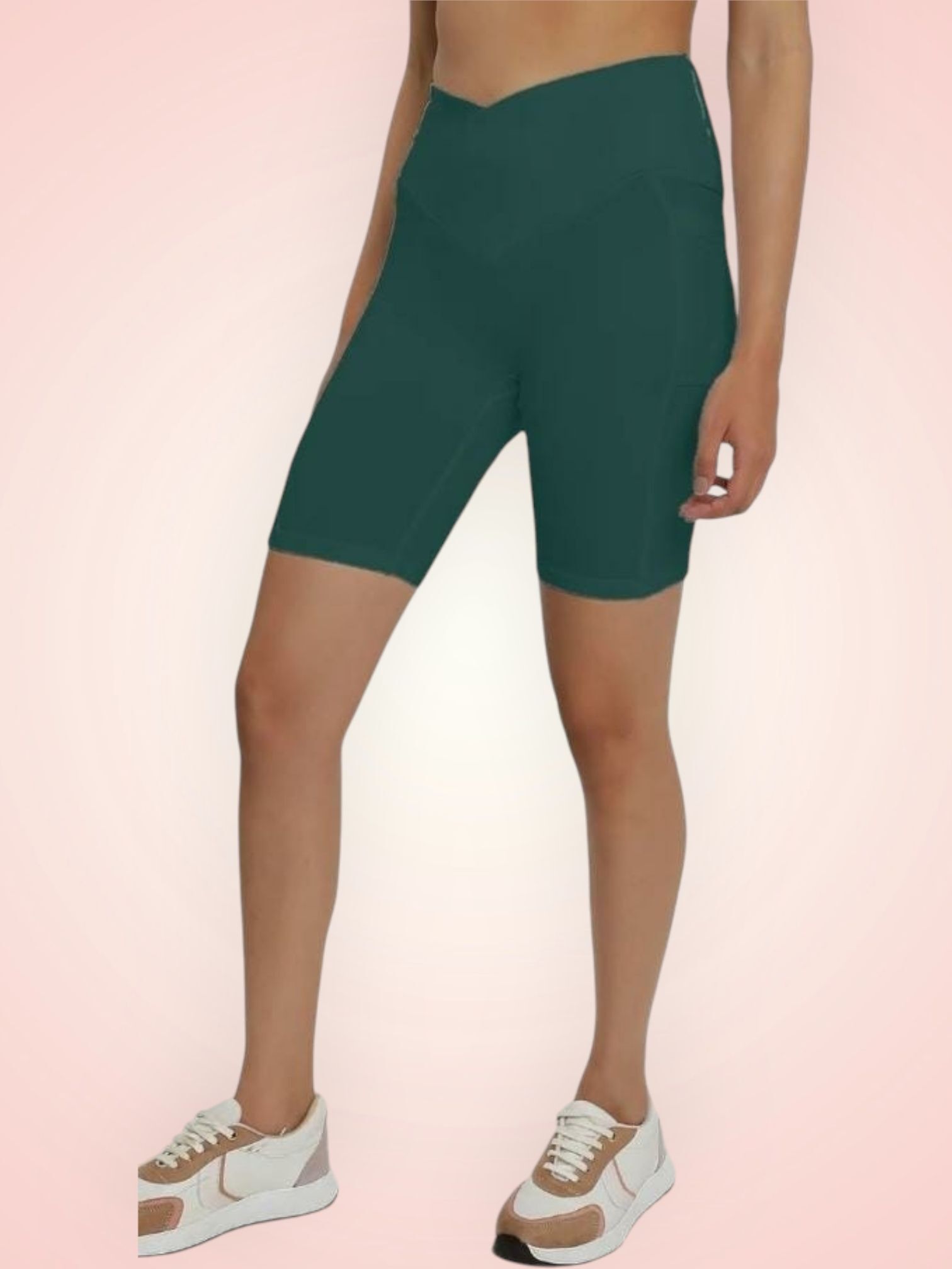 wearjukboxx Solid Women Green Tights-picture-45