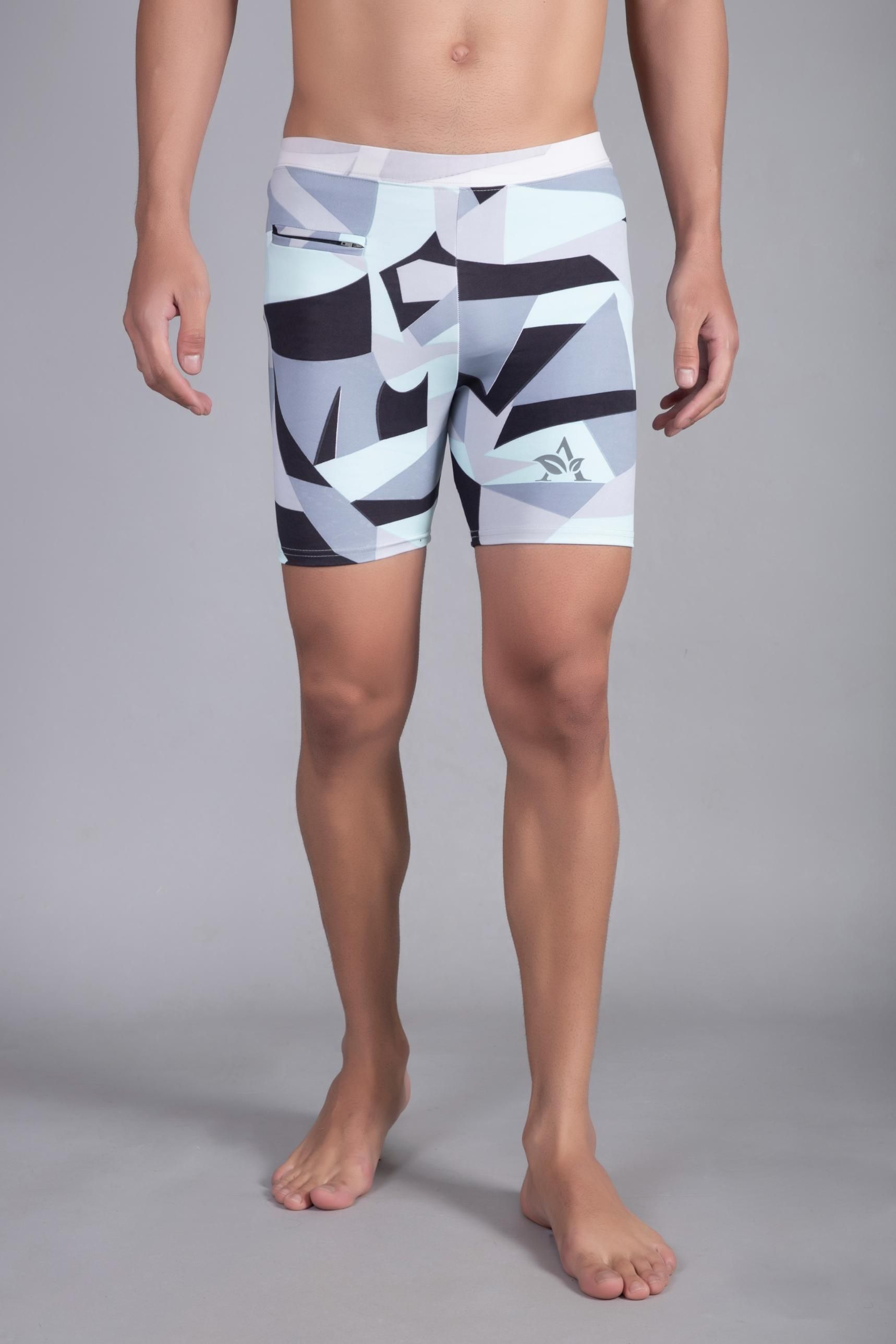 Swimming shorts men Printed Men Swim Bottom Multicolor Swimsuit-image-16