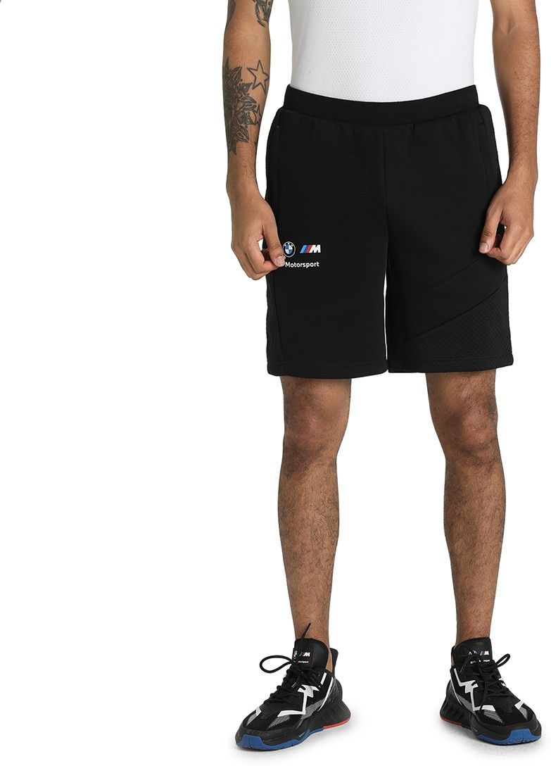 puma Solid Men Black Regular Shorts-picture-16