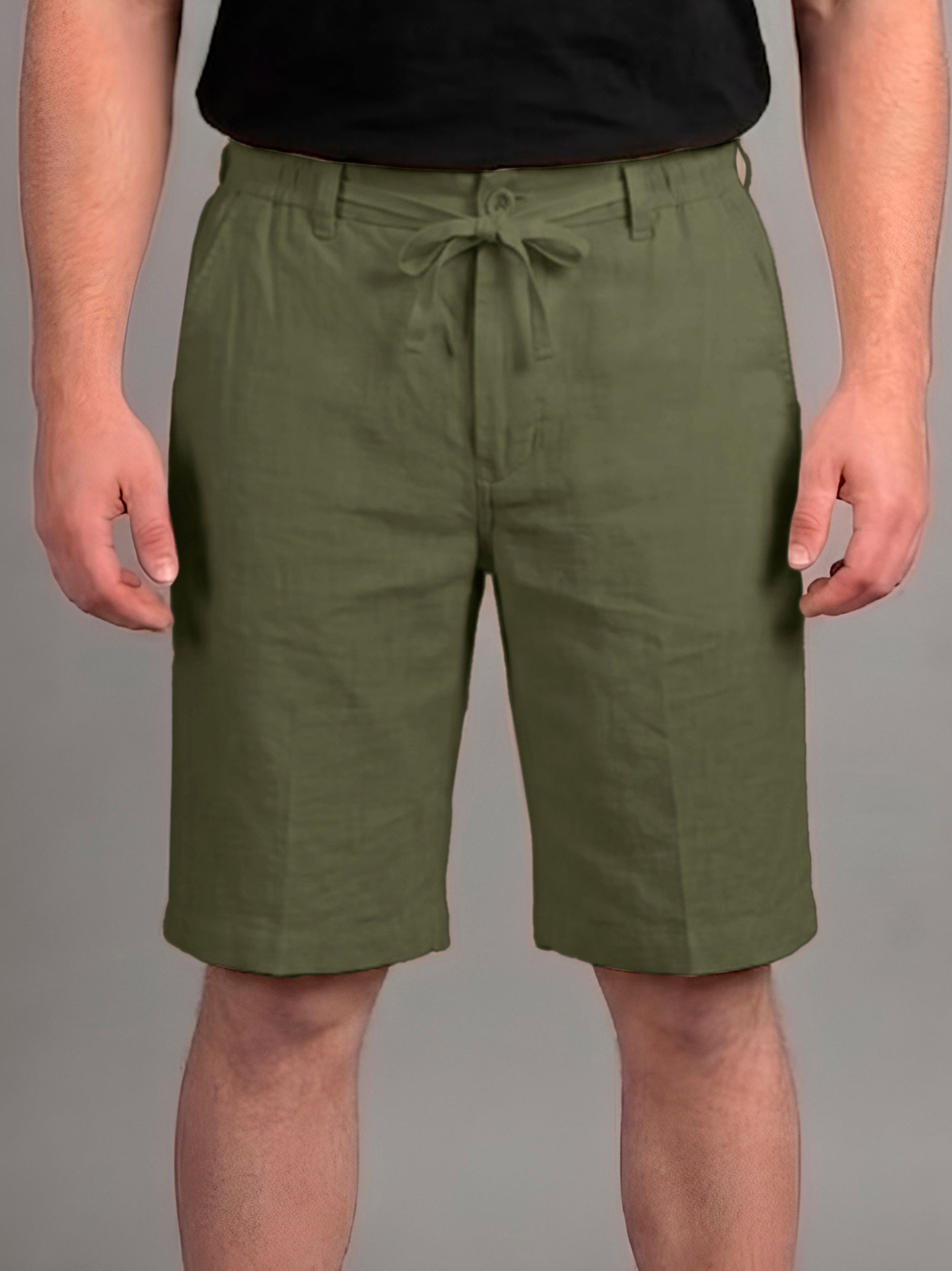 pptoss Solid Men Light Green Casual Shorts-picture-6