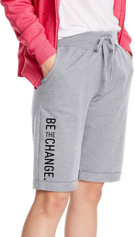 hotfits Solid Women Grey Basic Shorts-picture-14