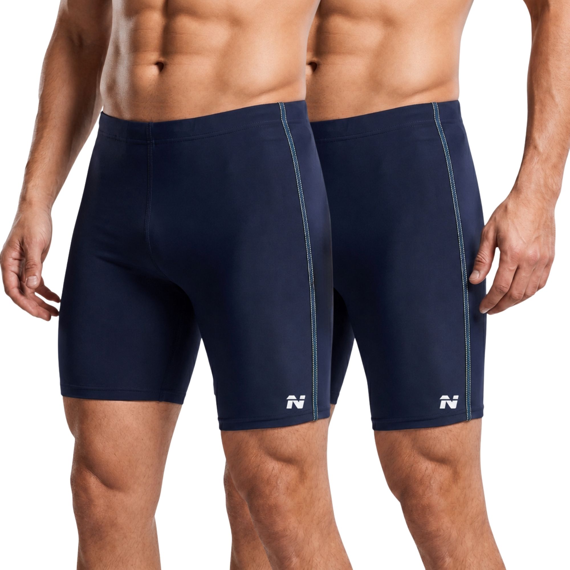 ninq Solid Men Black, Dark Blue Tights-picture-18