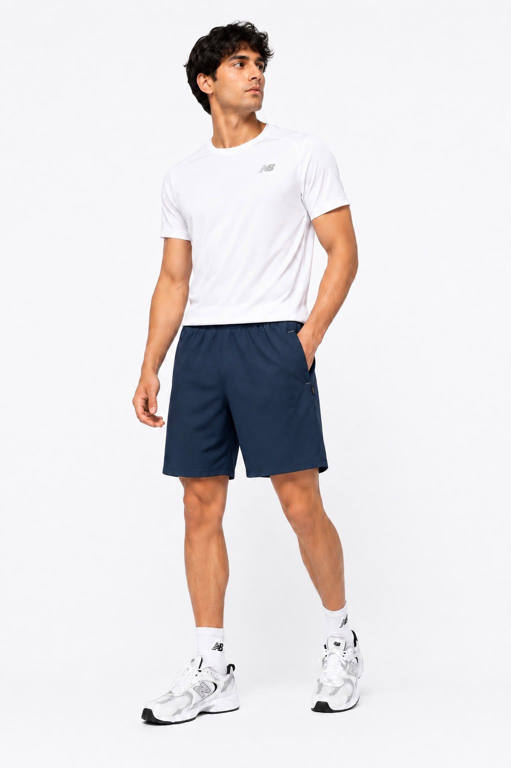 sn hosiery Solid Men Blue Sports Shorts-picture-10