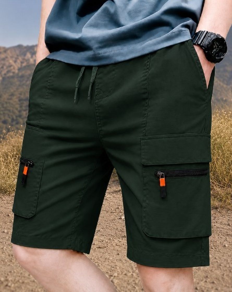 tyrell Solid Men Multicolor Cargo Shorts-picture-15