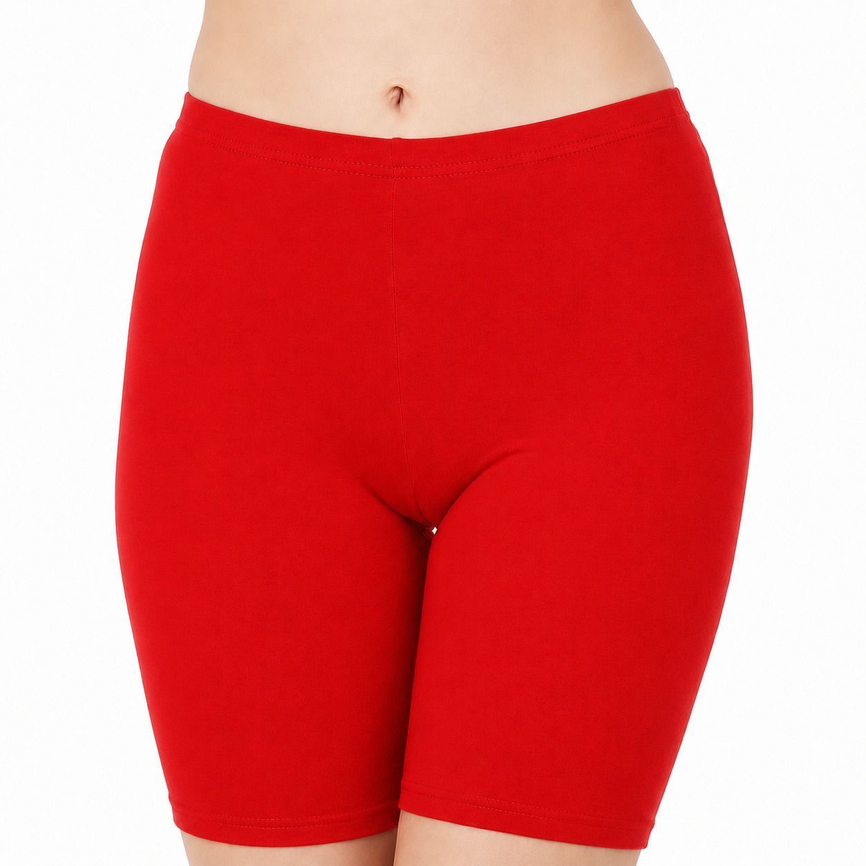 Solid Women Red Cycling Shorts, Gym Shorts, Regular Shorts, Running Shorts, Sports Shorts-image-29