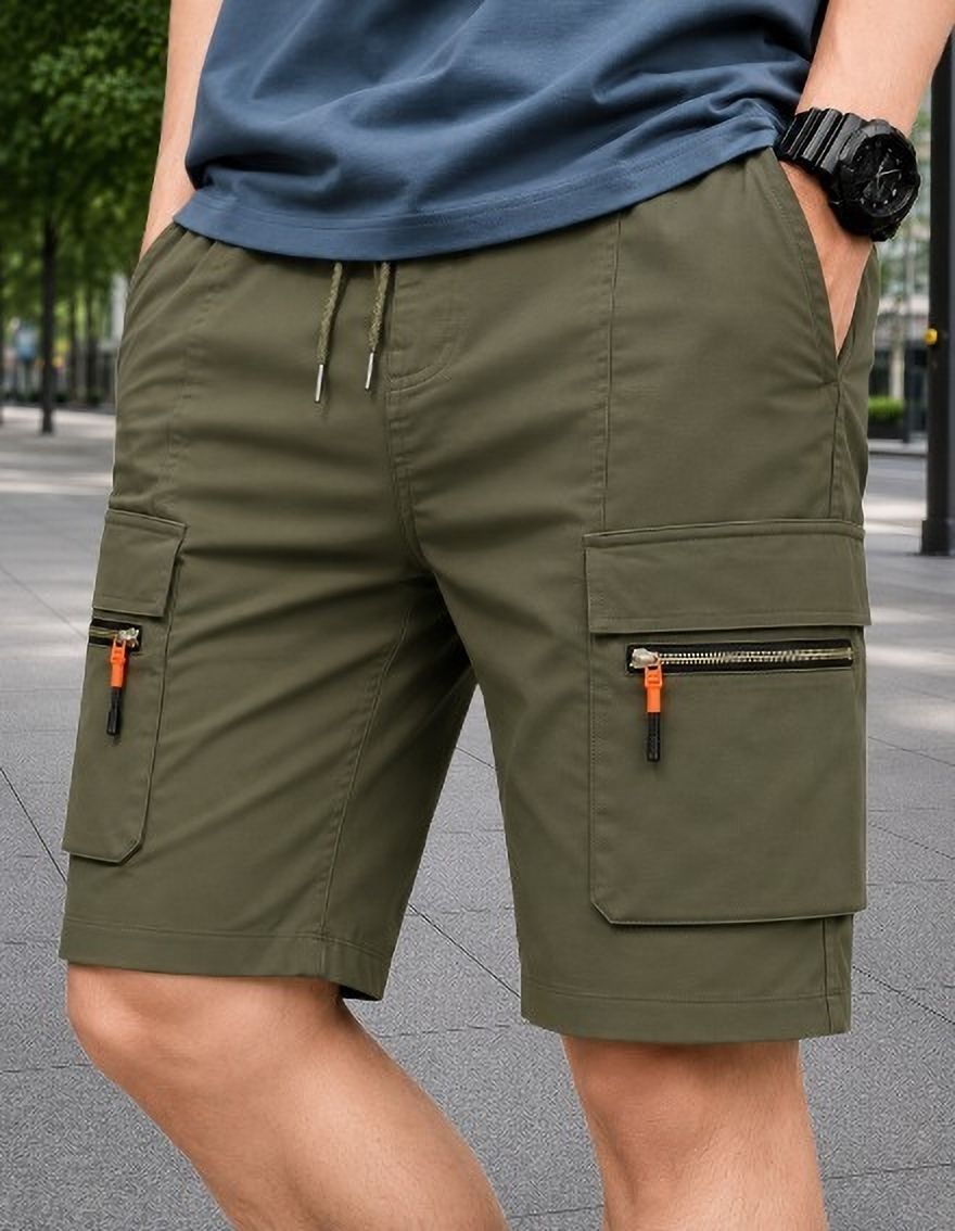 tyrell Solid Men Multicolor Cargo Shorts-picture-21