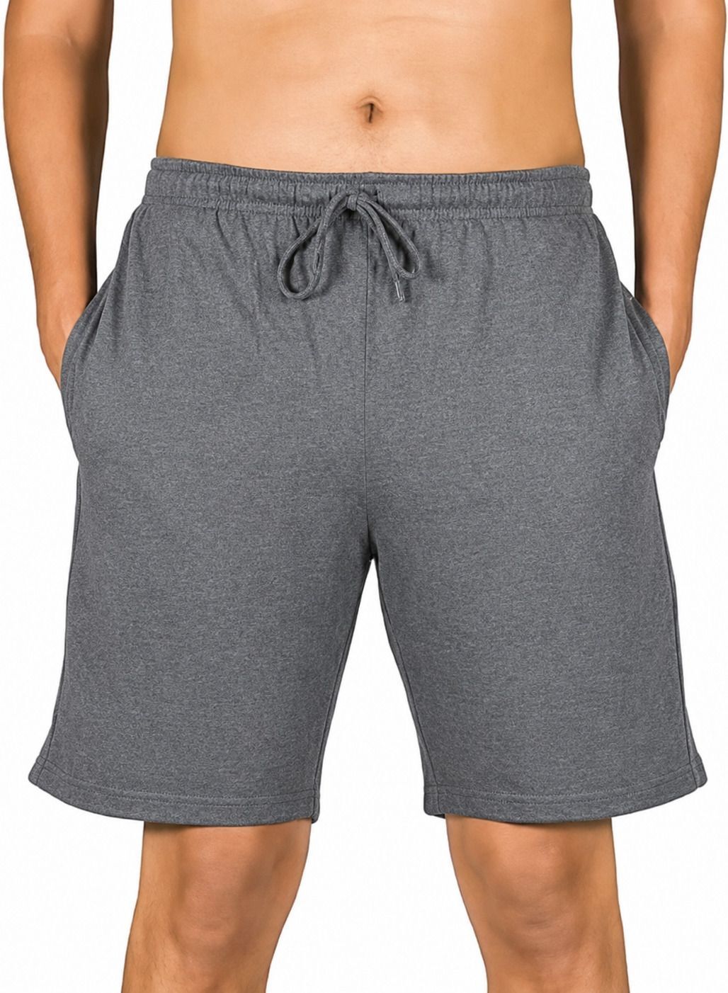 one street Solid Men Grey Casual Shorts-picture-13
