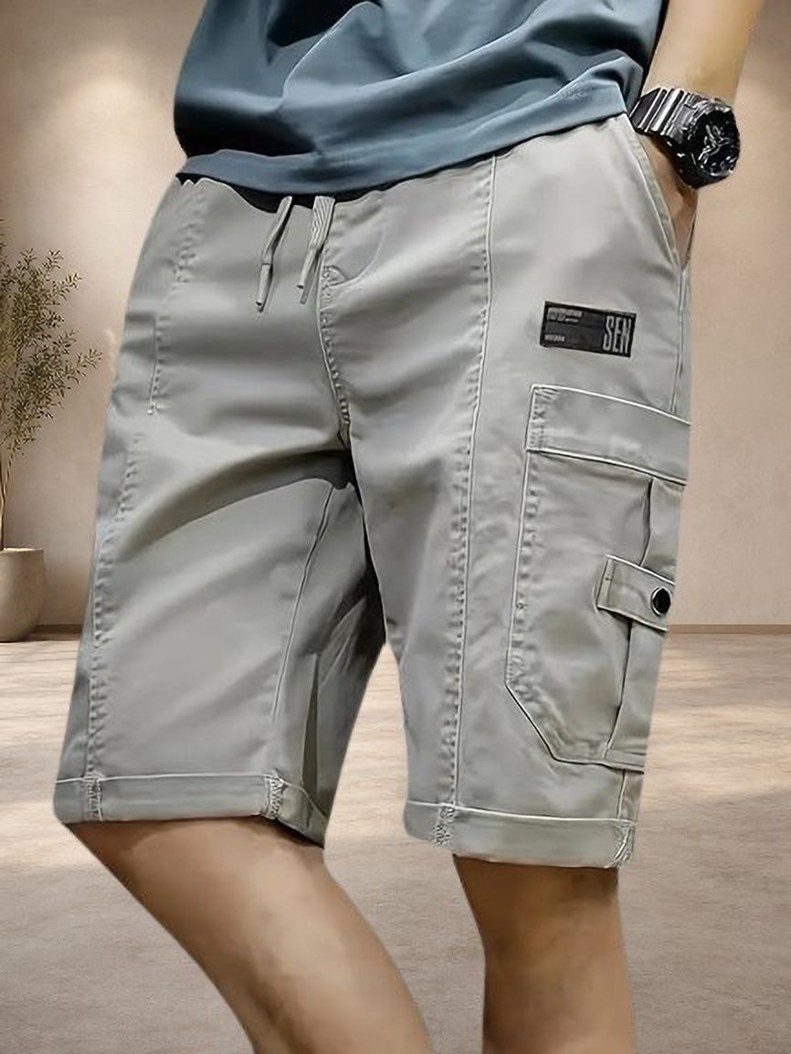 tyrell Solid Men Multicolor Cargo Shorts-picture-9
