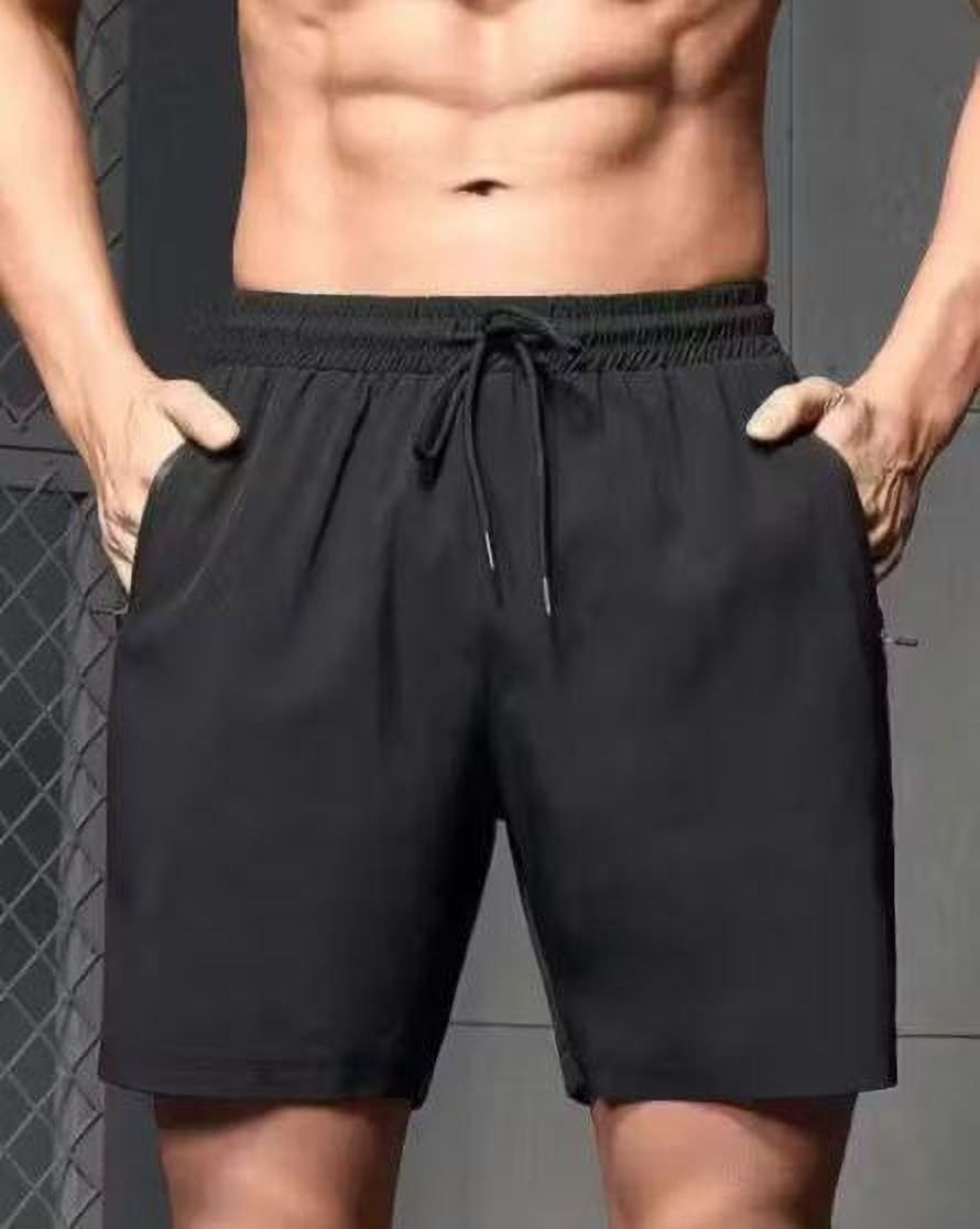 yashtextile Solid Men Black Basic Shorts, Gym Shorts, Regular Shorts, Running Shorts, Swim Shorts, Casual Shorts-picture-37