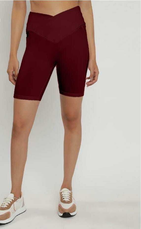 wearjukboxx Solid Women Maroon Tights-picture-2