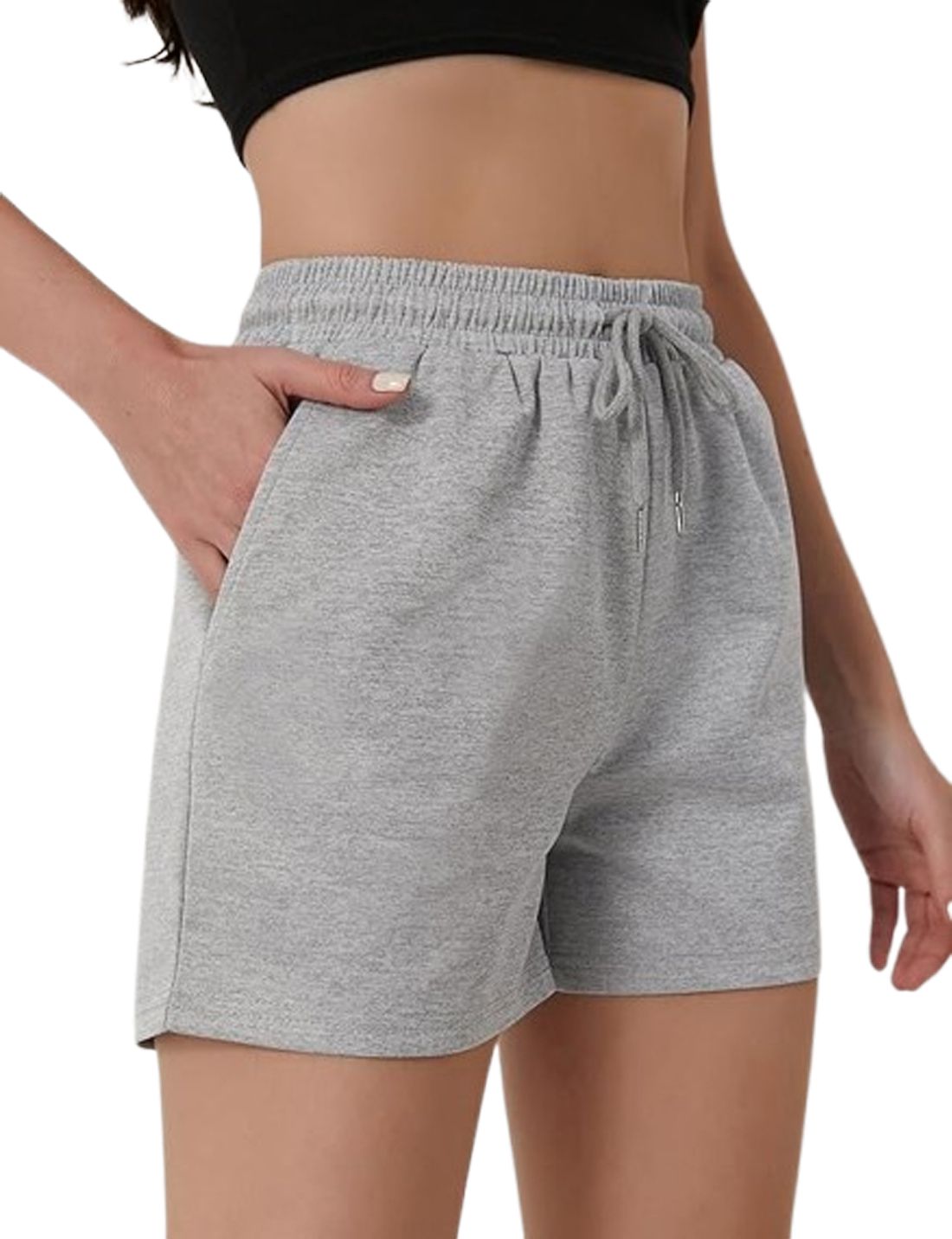 stars and you Solid Women Beige Basic Shorts-picture-20