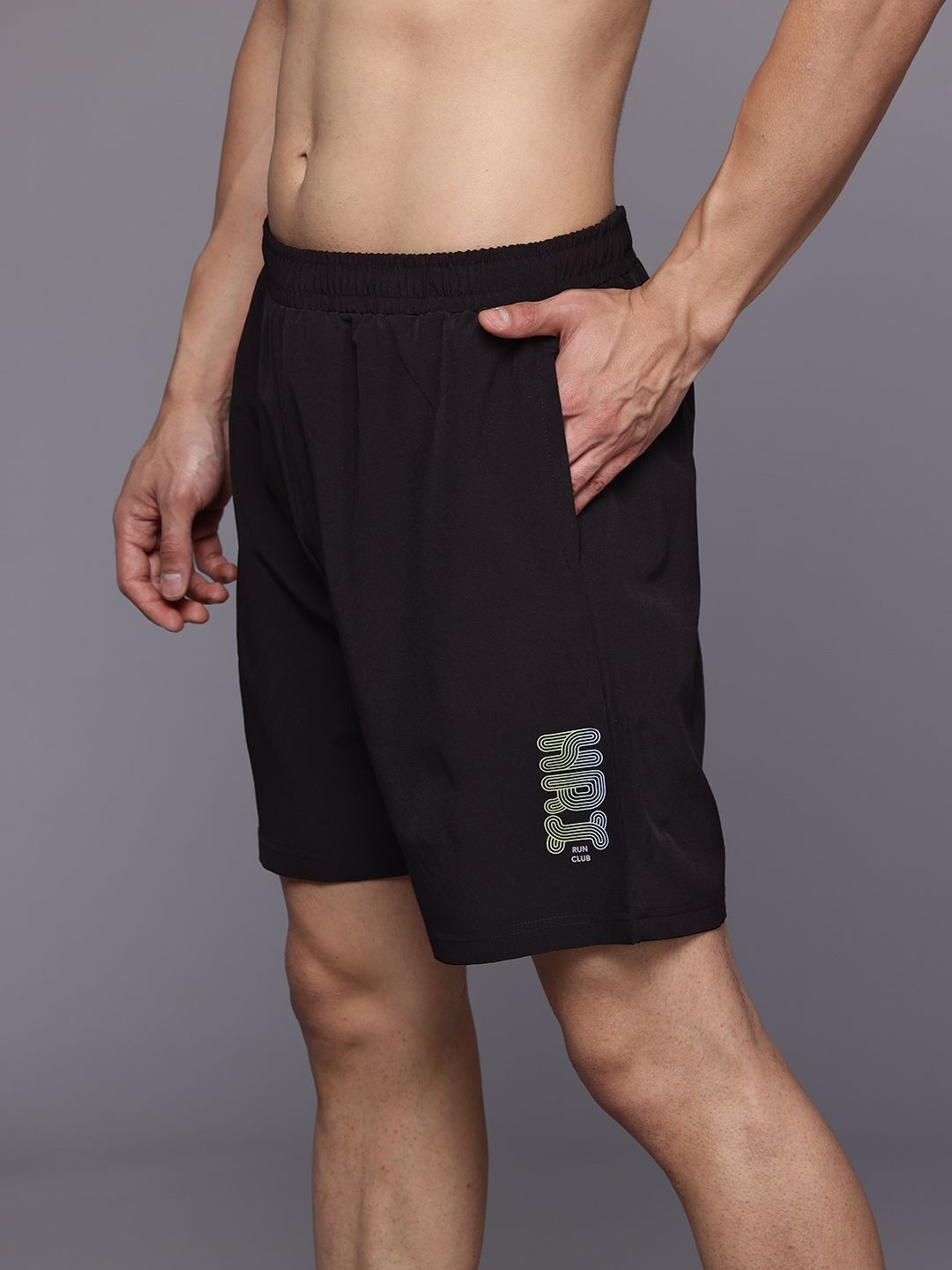 hrx by hrithik roshan Solid Men Black Sports Shorts-picture-26