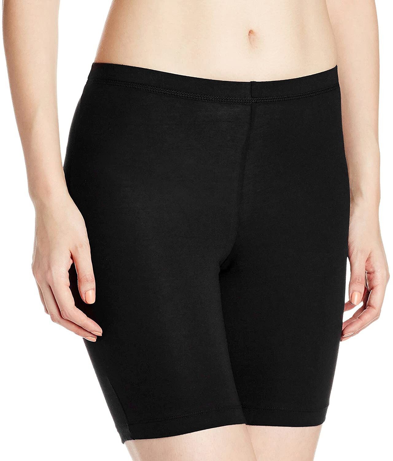 Solid Women Black Cycling Shorts