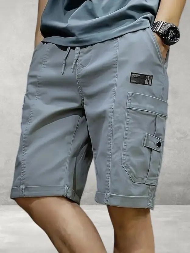 zenvar Solid Men Multicolor Denim Shorts-picture-25