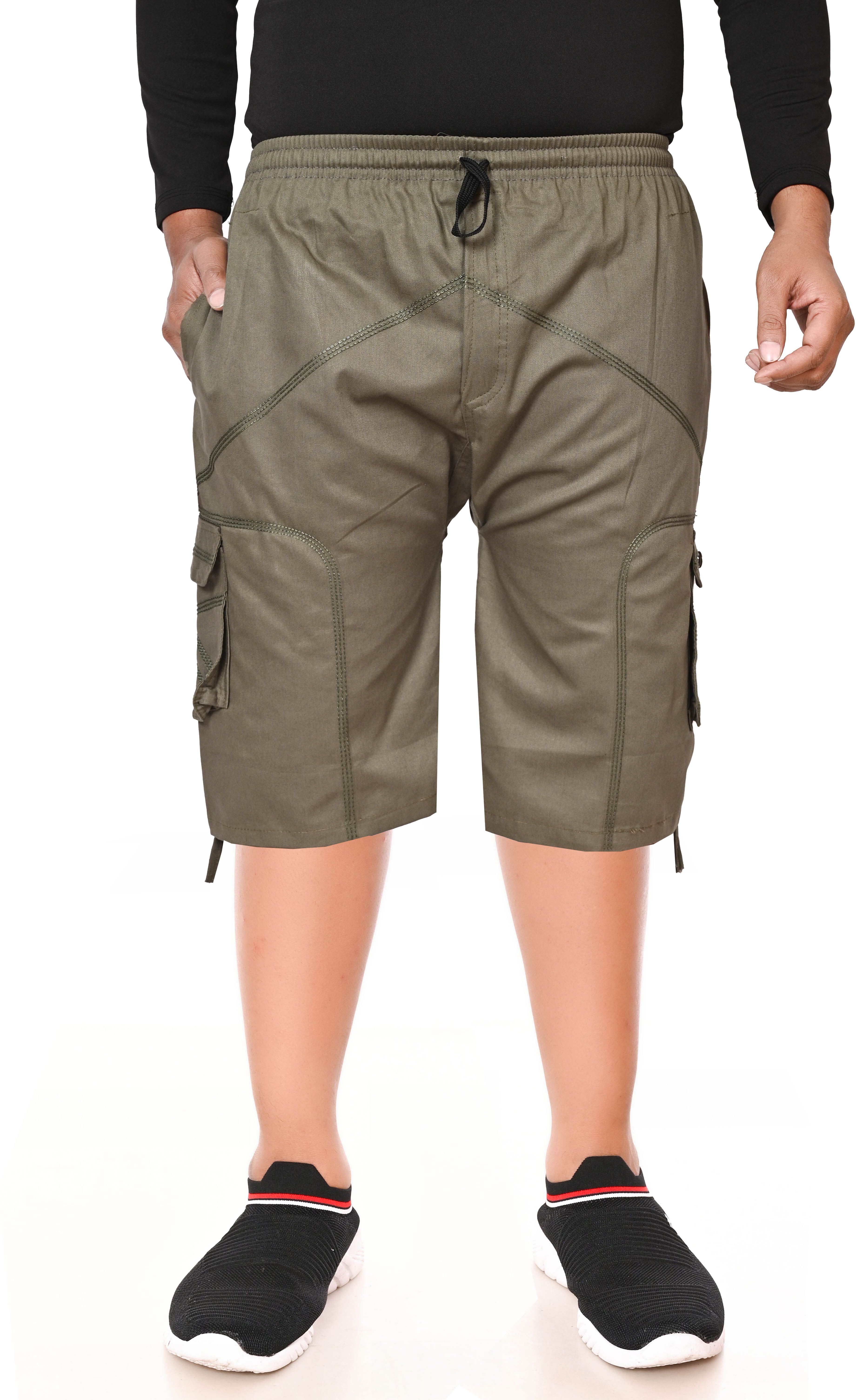 jy traders Solid Men Green Bermuda Shorts-picture-46
