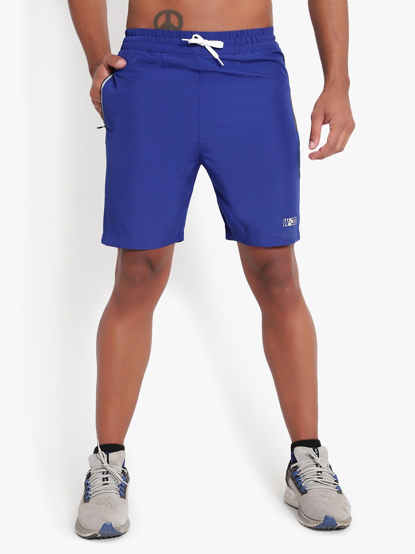 wearjukboxx Solid Men Blue Tights-picture-11