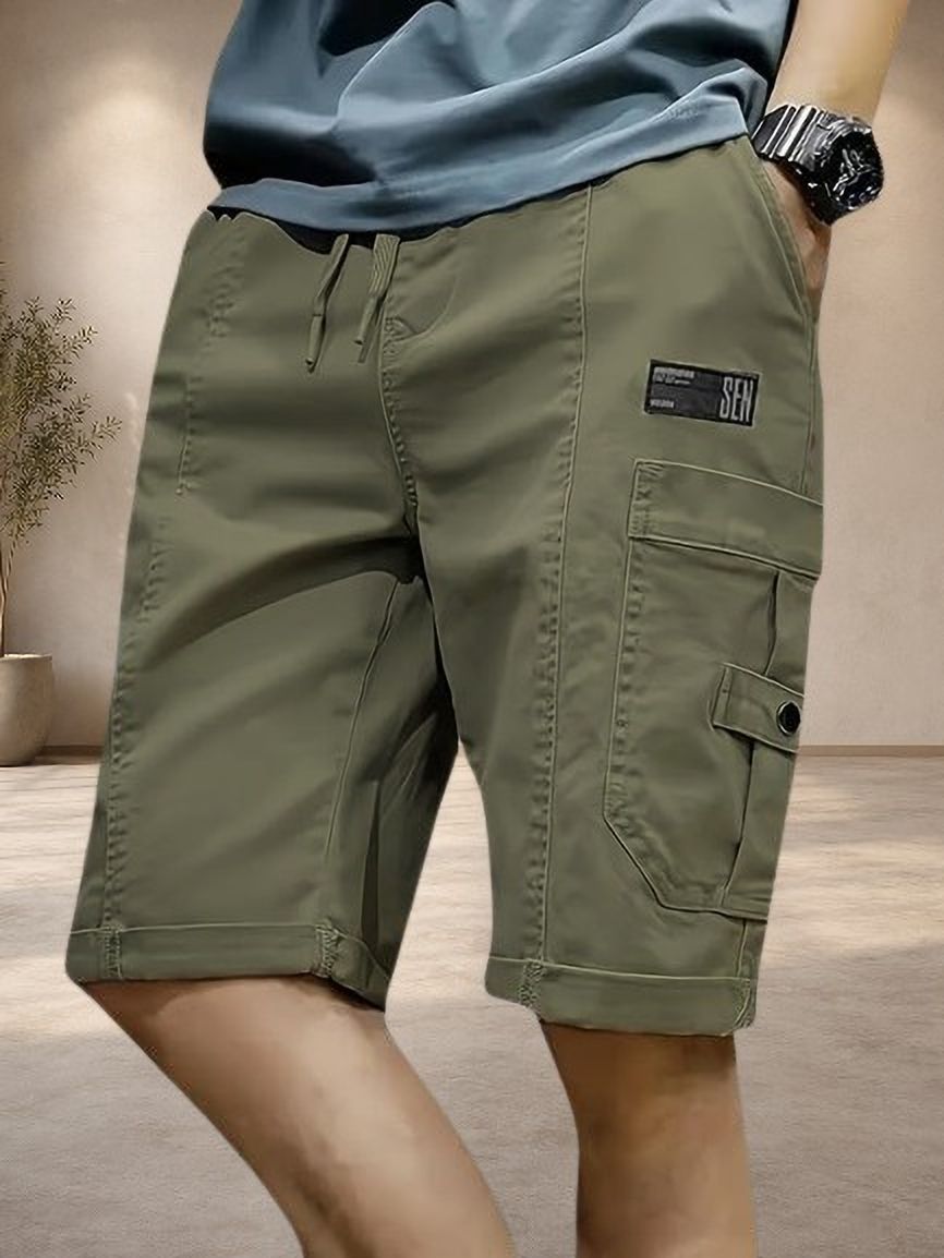 tyrell Solid Men Multicolor Cargo Shorts-picture-29