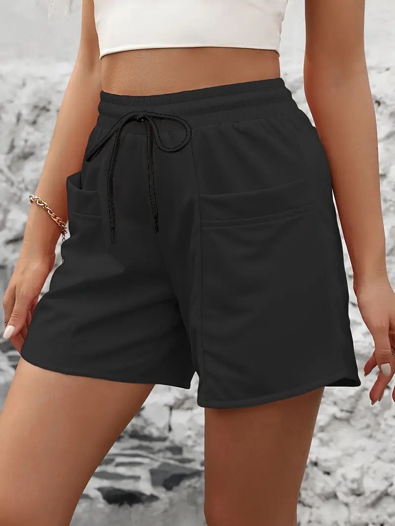 classy fashion Solid Women Black Casual Shorts, Regular Shorts, Basic Shorts, Gym Shorts, Running Shorts, Sports Shorts-picture-16