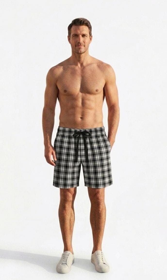 nickfit traders Checkered Men Blue Boxer Shorts-picture-14