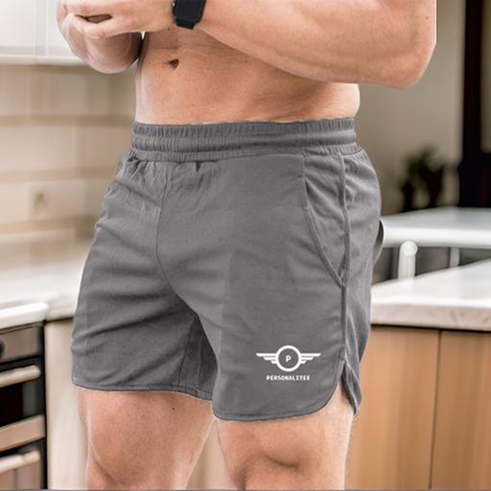 personalitee Solid Men Grey Running Shorts-picture-33