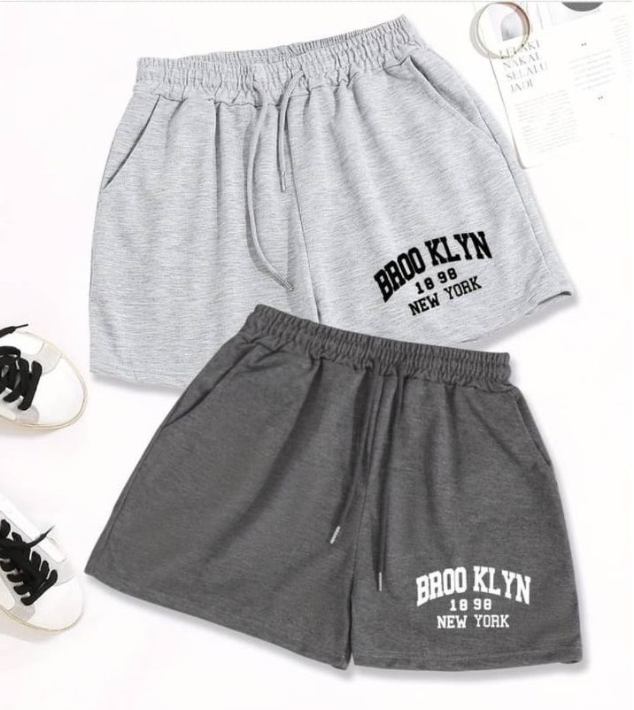 Pack of 2 Printed Women Multicolor Regular Shorts