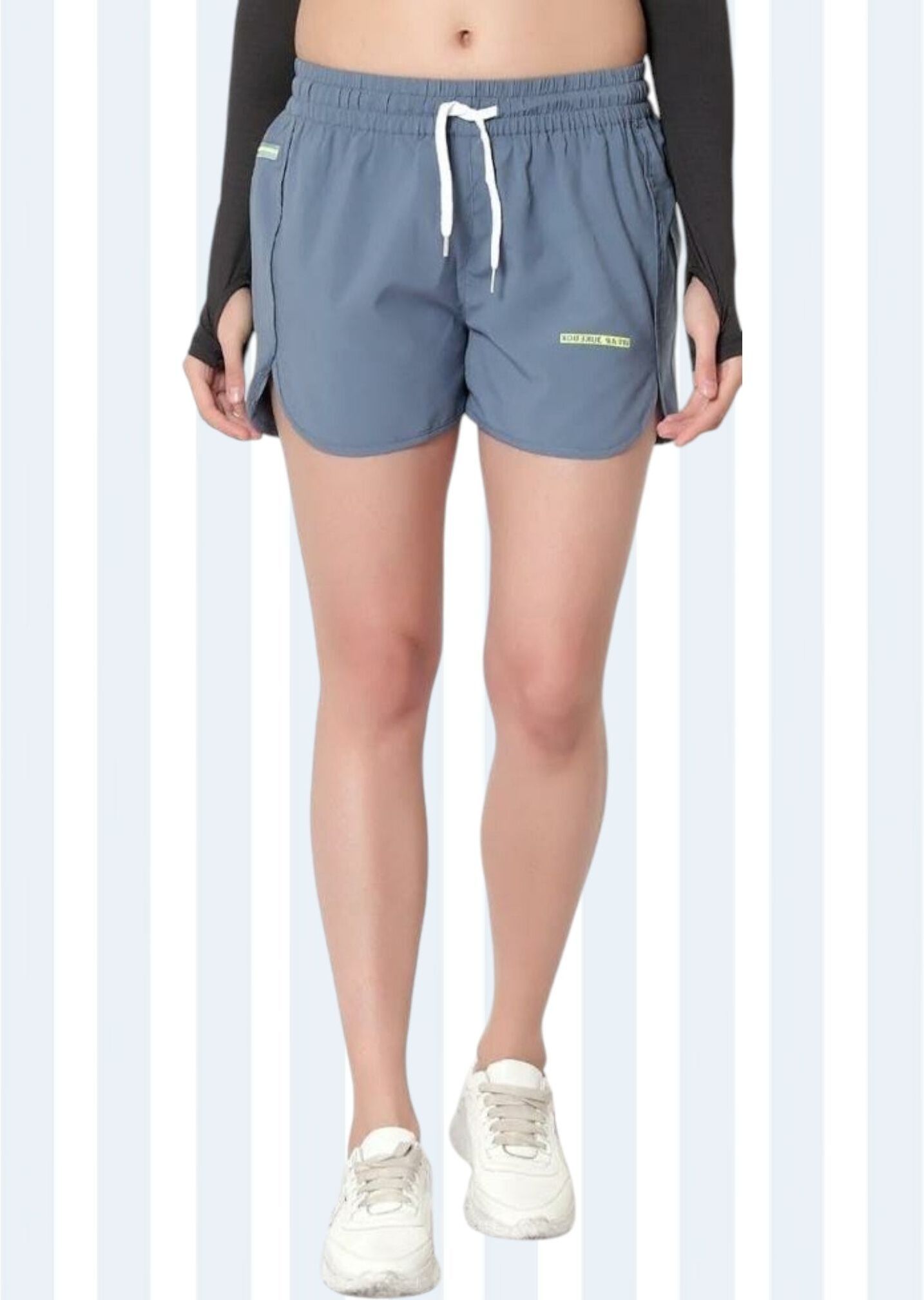 wearjukboxx Solid Women Grey Tights-picture-1