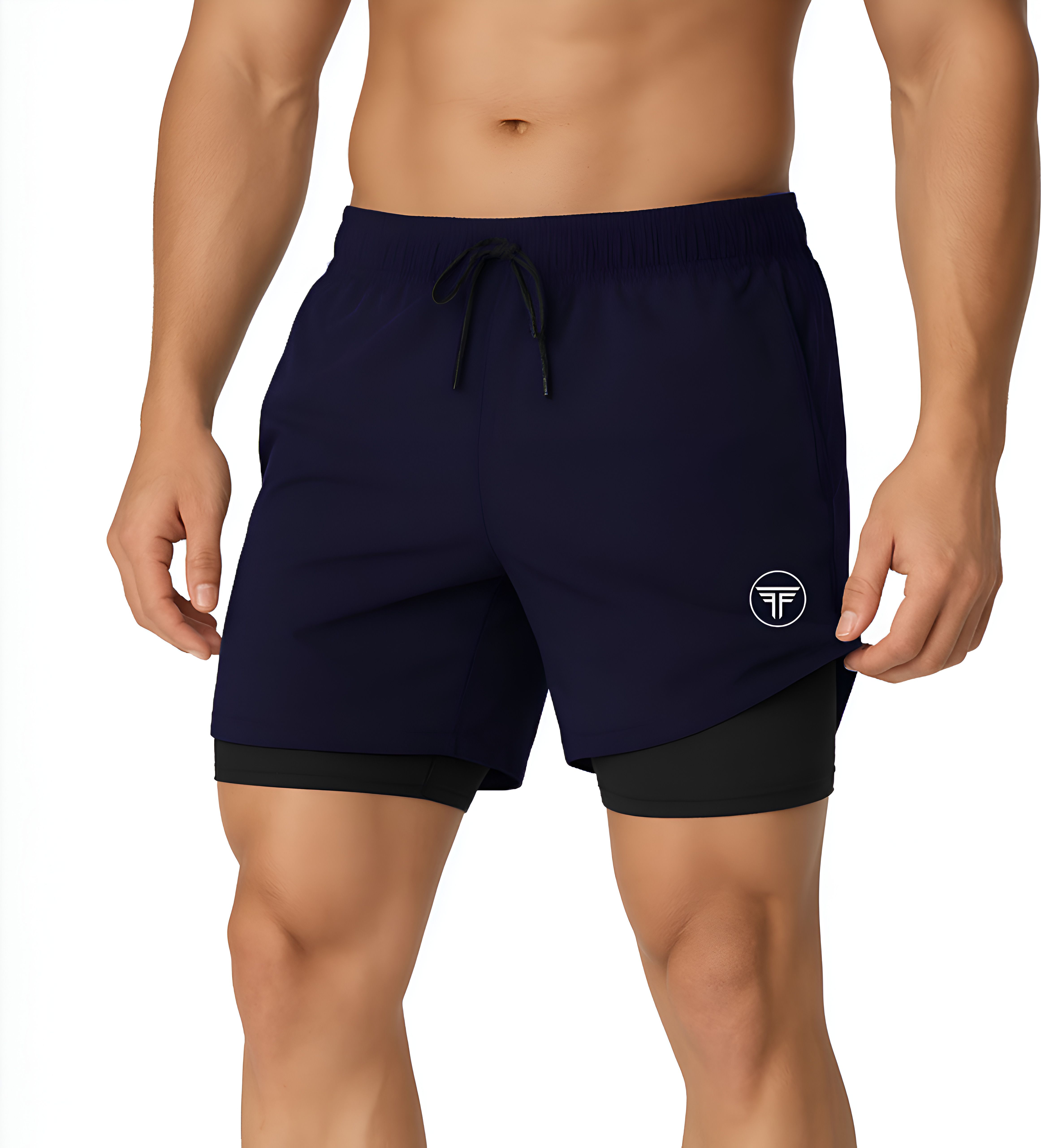 Solid Men Maroon Gym Shorts, Running Shorts, Sports Shorts, Compression Shorts-image-29