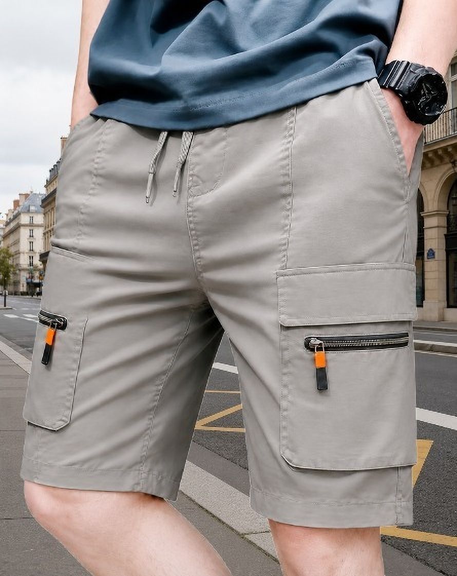 pitzz Solid Men Multicolor Cargo Shorts-picture-24