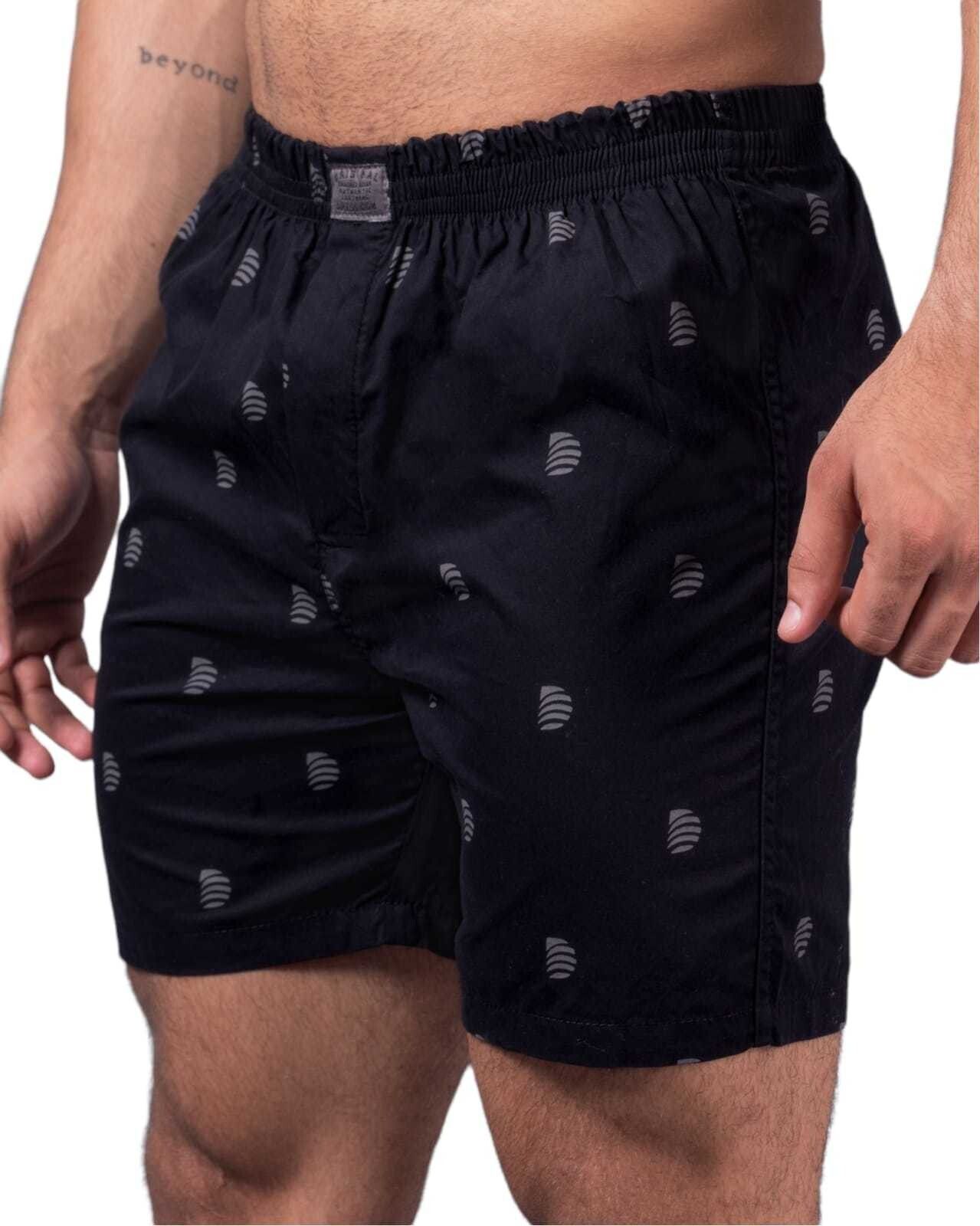 dress.com Printed Men Black Boxer Shorts-picture-22