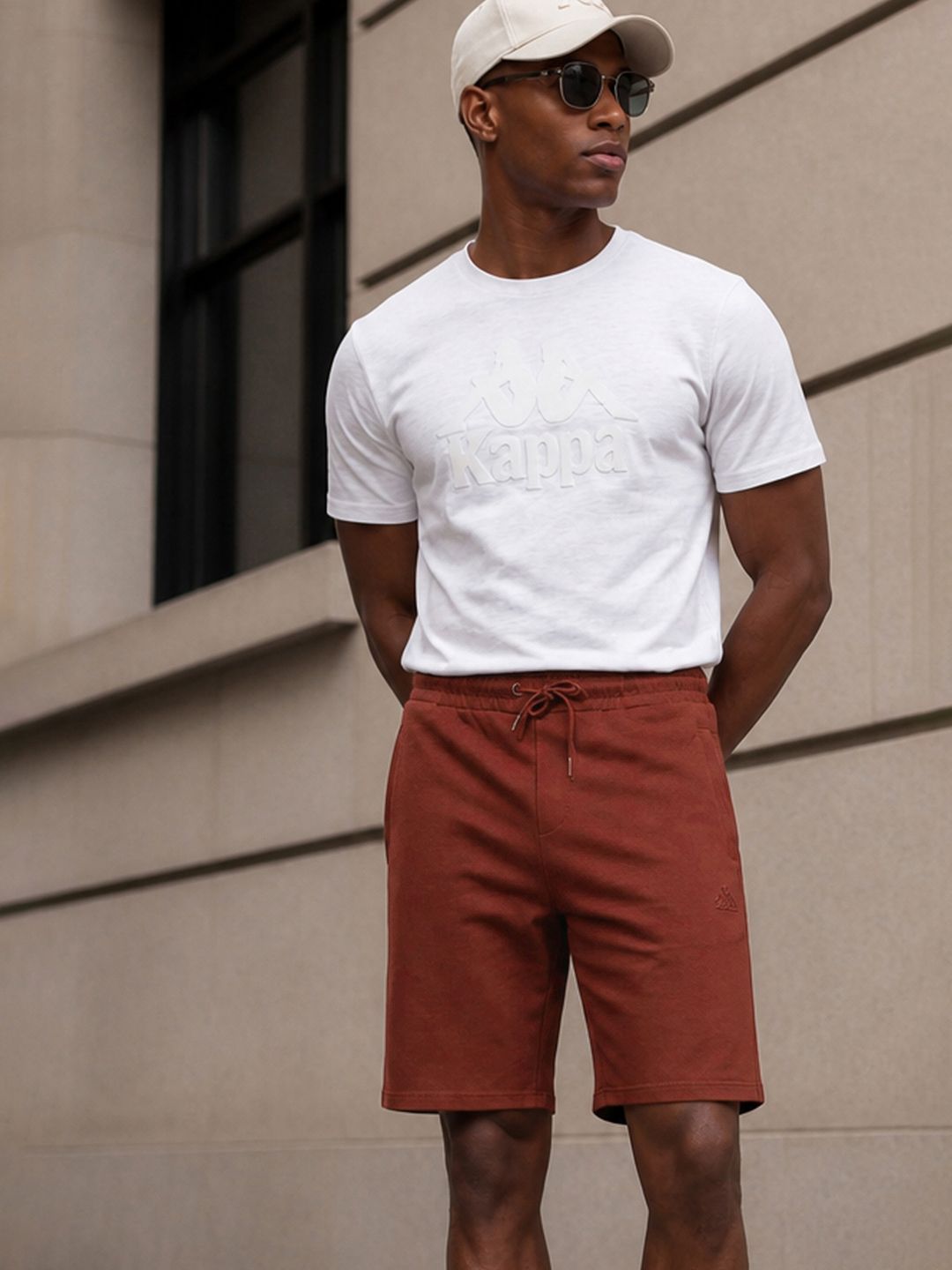 kappa Solid Men Maroon Casual Shorts-picture-15