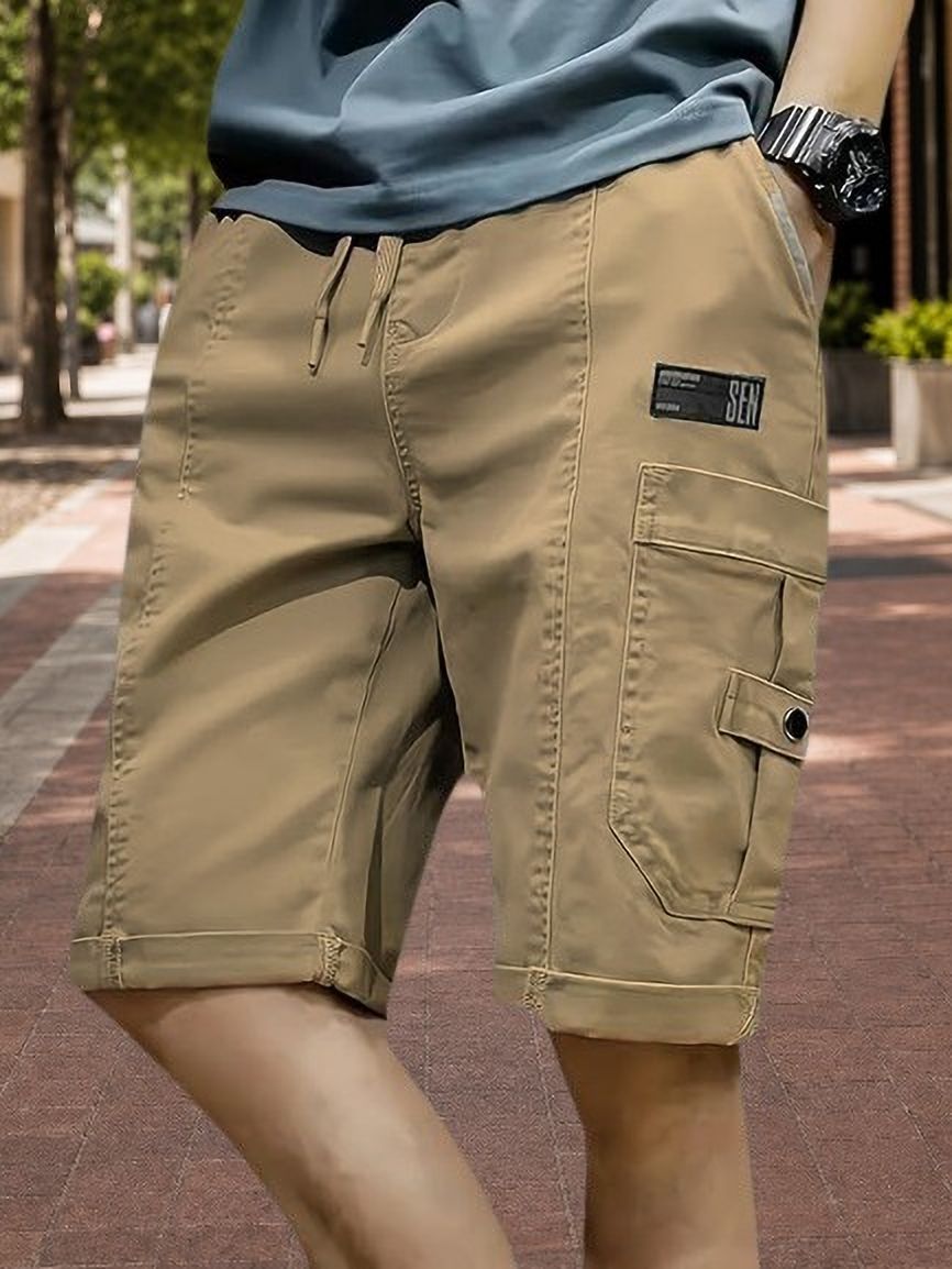 tyrell Solid Men Multicolor Cargo Shorts-picture-0