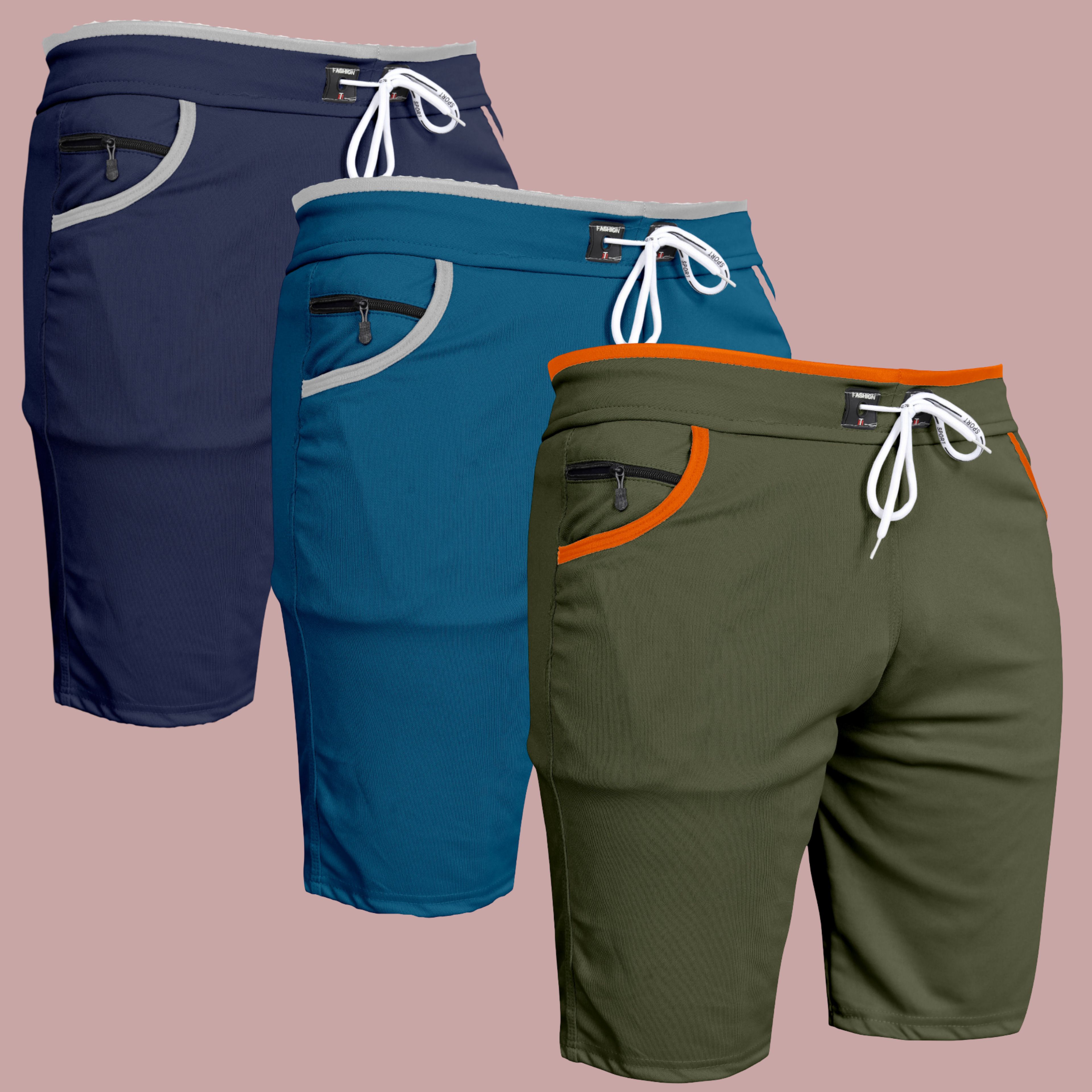 Pack of 3 Solid Men Boxer