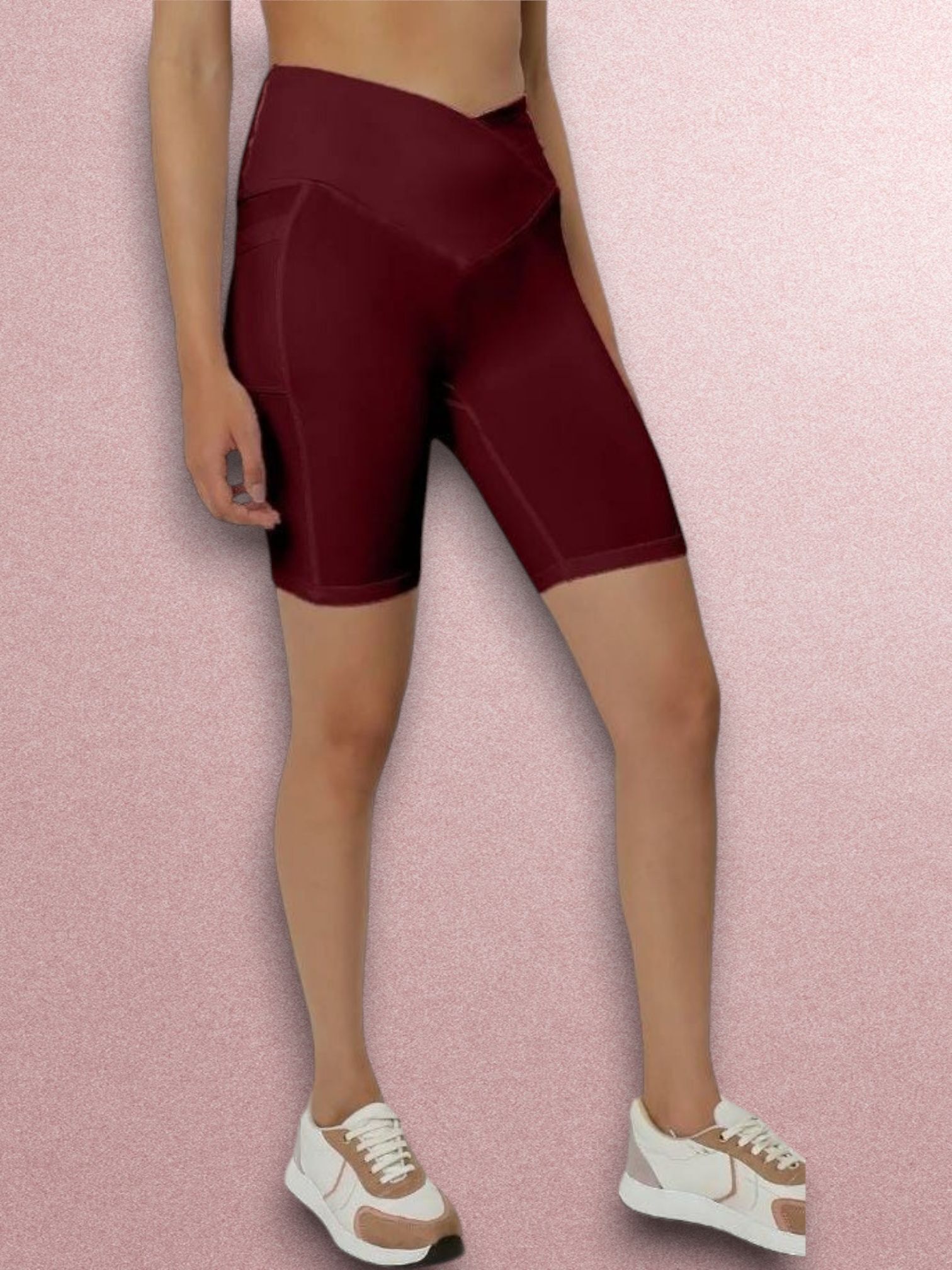 wearjukboxx Solid Women Maroon Tights-picture-29