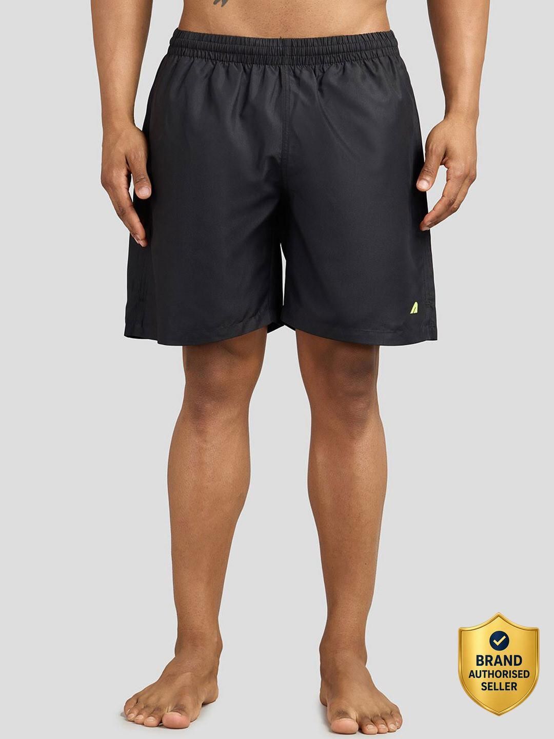 boldfit clothing Solid Men Black Board/Swim Shorts-picture-15