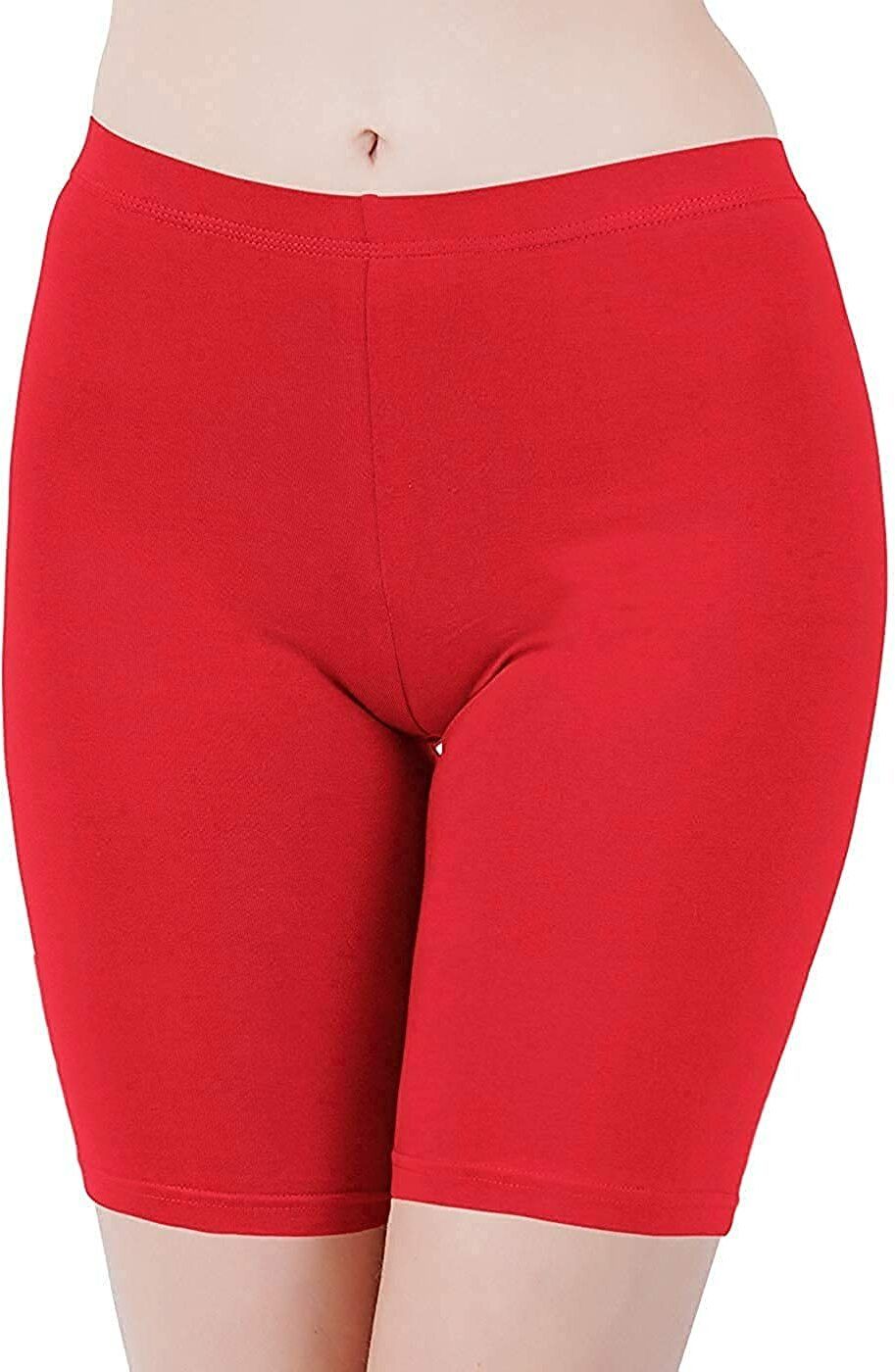 noohy Solid Women Red Basic Shorts-picture-21