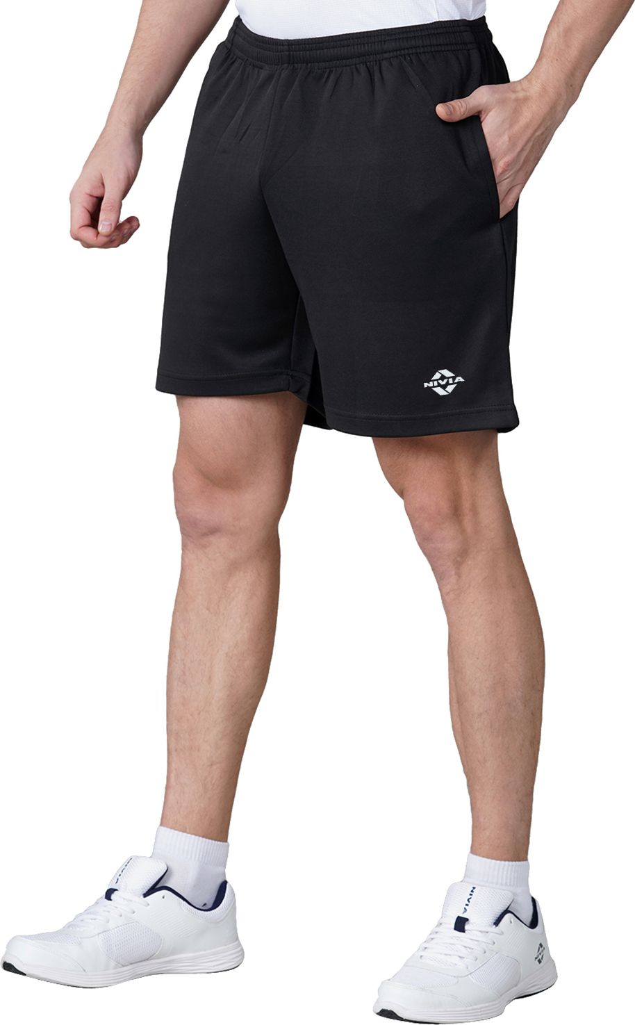 nivia Solid Men Black Sports Shorts-picture-13