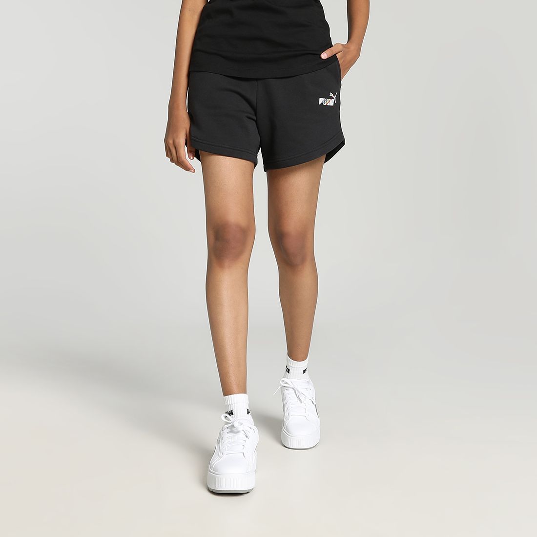 puma Printed Women Black Casual Shorts-picture-12