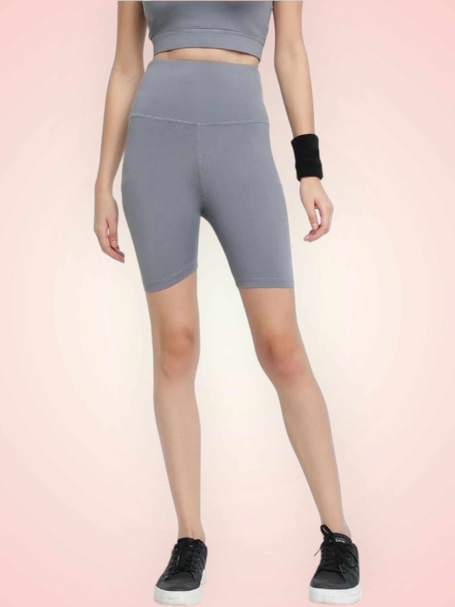 Solid Women Grey Tights-image-40